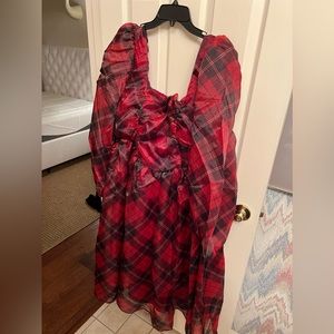 NWT ELOQUII plaid dress, 20